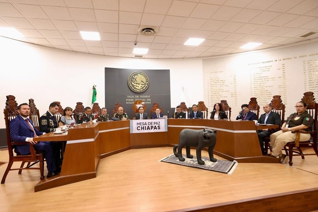 EN LA MESA DE PAZ CHIAPAS, PODER JUDICIAL REFRENDA SU COMPROMISO CON LAS Y LOS CHIAPANECOS